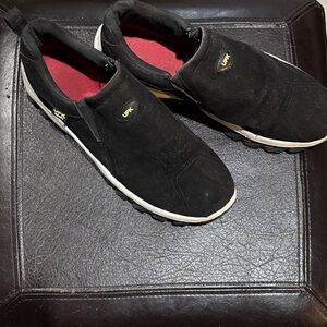 Men's Black Slip-On Shoes